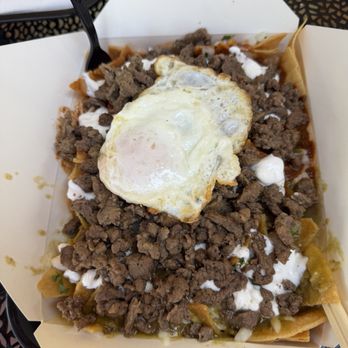 LovChCh - Divorciados large chilaquiles w/egg - Cafes Near Me - Walnut, California