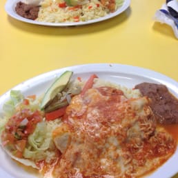 Burrito and enchiladas. Burrito is very good! Burrito and enchiladas. Burrito is very good!