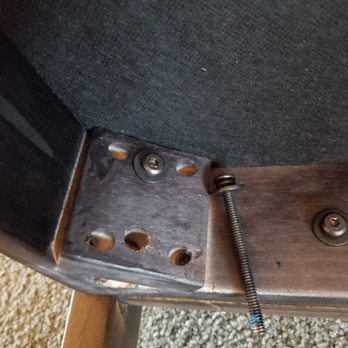 Ashley Outlet - Screw missing under chair - Furniture Stores Near Me - Hixson, Tennessee