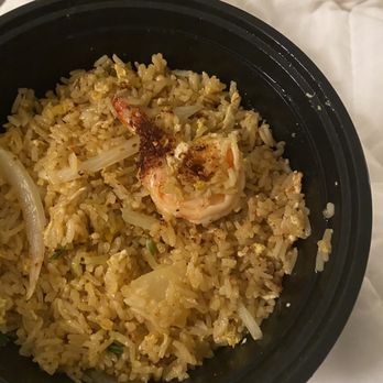 Sea Thai Restaurant - Pineapple Fried Rice with one shrimp left - Thai Near Me - Orlando, Florida Sea Thai Restaurant - Pineapple Fried Rice with one shrimp left - Thai Near Me - Orlando, Florida