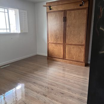 LC Hardwood Floors - After refinishing, staining and sealing to match the new flooring to match the new. Perfect! - Flooring Near Me LC Hardwood Floors - After refinishing, staining and sealing to match the new flooring to match the new. Perfect! - Flooring Near Me
