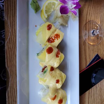Pier 115 - Sunrise sushi roll (vegan) - Sports Bars Near Me - Edgewater, New Jersey Pier 115 - Sunrise sushi roll (vegan) - Sports Bars Near Me - Edgewater, New Jersey