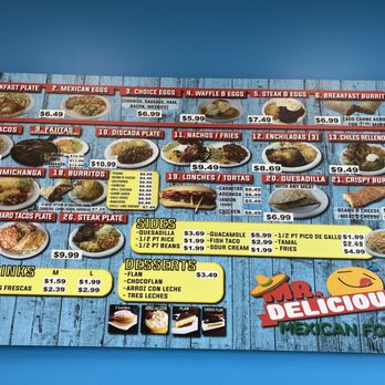 Mr Delicious - Menu - Mexican Near Me - Syracuse, Utah