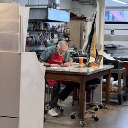 Torpedo Factory Art Center - Artist at work