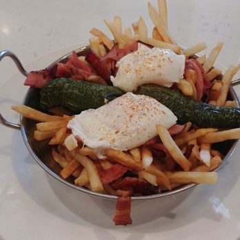 Hash Kitchen - Benedict Fries- delicious, but fries were soggy. - Breakfast & Brunch Near Me - Scottsdale, Arizona