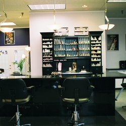Alluring Designs A Salon - Our Color Bar where you can sit back and relax, receive complimentary wine, coffee, tea or water while we color your hair.