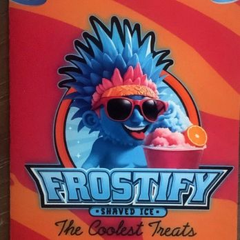 Frostify - Front of their brochure. - Desserts Near Me - Temecula, California