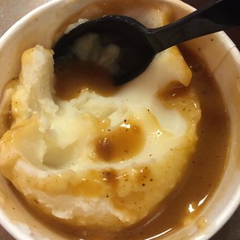 Roy Roger's - a bowl of mashed potatoes and gravy - Fast Food Near Me - Clyde, New York