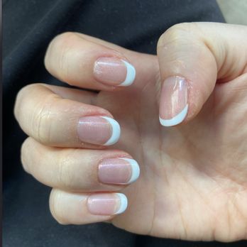 Aiza Salon and Spa - Requested for french tip with chrome - Hair Salons Near Me - Orlando, Florida Aiza Salon and Spa - Requested for french tip with chrome - Hair Salons Near Me - Orlando, Florida