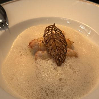 La Bien Aparecida - Hake with lobster tail in champagne sauce - Spanish Near Me - Madrid, M