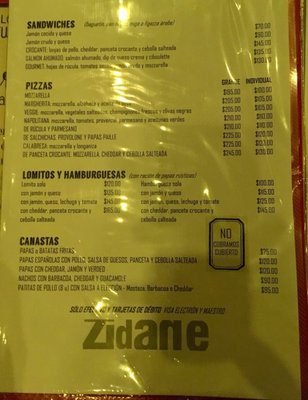 Menu photo 5 Zidane Buenos Aires, C