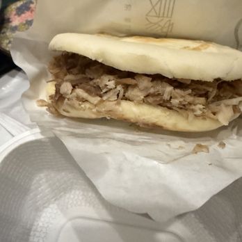 Changan Kitchen - Pork burger whiz was part of combo - Noodles Near Me - Monterey Park, California