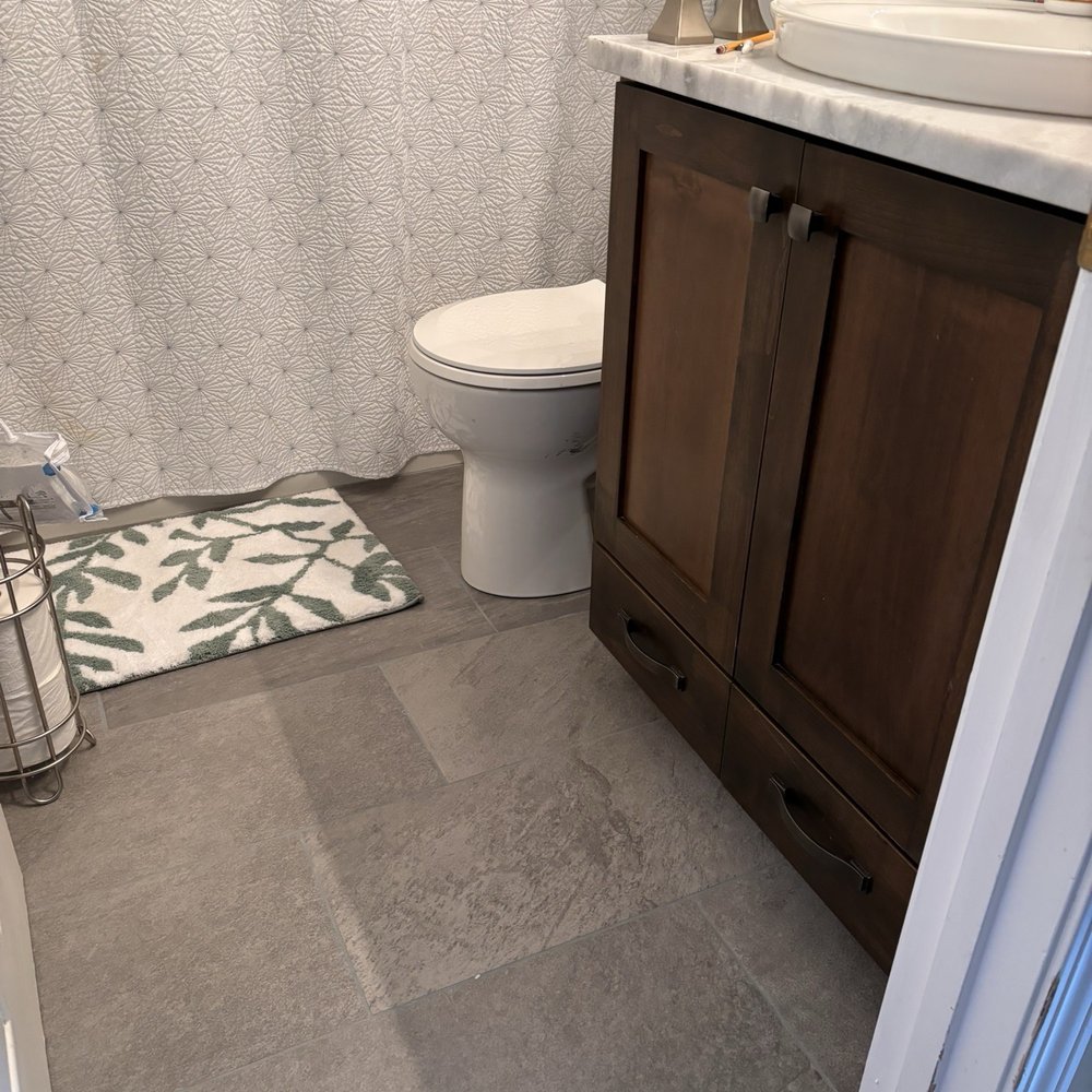 From the title to the vanity paint and trim all by TightLines