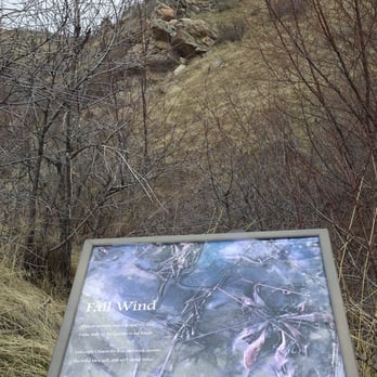 Hull's Gulch Interpretive Trail - One of the trail signs, near an old dead tree. - Hiking Near Me - Boise, Idaho