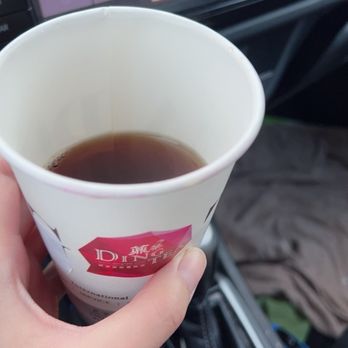 Ding Tea - I pay for a cup they given me half and told me because too hot will spill... So Starbucks very don't care about customer as you logic! - Bubble Tea Near Me - South Jordan, Utah