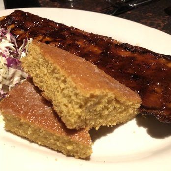 Sierra - Chipotle glazed baby back ribs with house made cornbread - American Near Me - Lone Tree, Colorado Sierra - Chipotle glazed baby back ribs with house made cornbread - American Near Me - Lone Tree, Colorado
