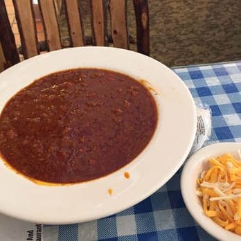 Grizzly Cafe - Oily chilly- tasted good but way too oily - American Near Me - Wrightwood, California