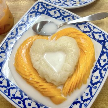 TK Thai Cuisine - Mango 66.Sweety Sticky Rice w/Fresh Mango - Thai Near Me - Riverside, California TK Thai Cuisine - Mango 66.Sweety Sticky Rice w/Fresh Mango - Thai Near Me - Riverside, California