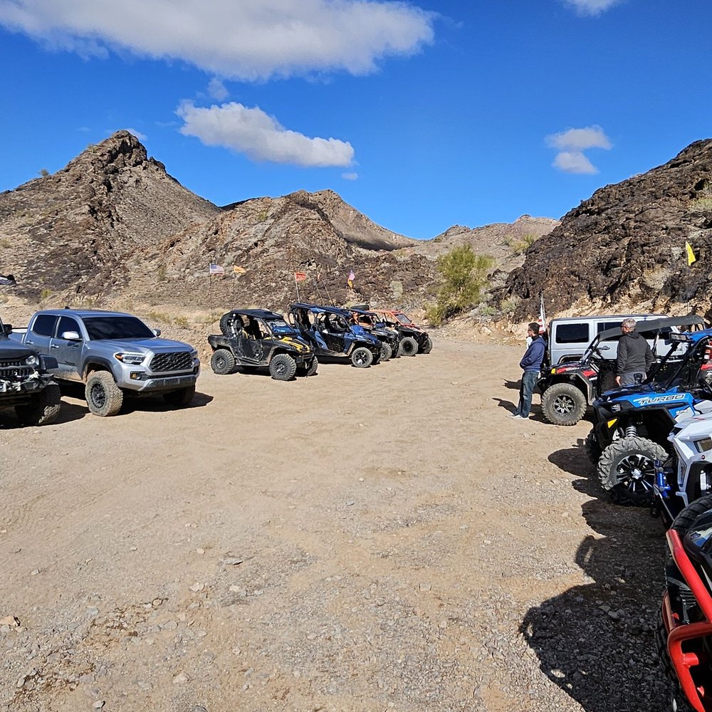 The Desert Bar - a group of jeeps parked on a dirt road - Bars Near Me - Parker, Arizona The Desert Bar - a group of jeeps parked on a dirt road - Bars Near Me - Parker, Arizona