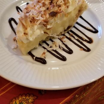 Martha's Leelanau Table - Coconut  cream pie - New American Near Me - Suttons Bay, Michigan