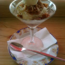 Sapori Di Sardegna - Delicious Coffee Granita at Sapori Di Sardegna. Also known as gelato alla vaniglia con granita di caffè.