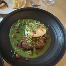 Seared cod