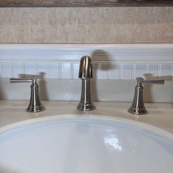 Innovation Plumbing - customer supplied 8" wide spread faucet installation - Plumbing Near Me