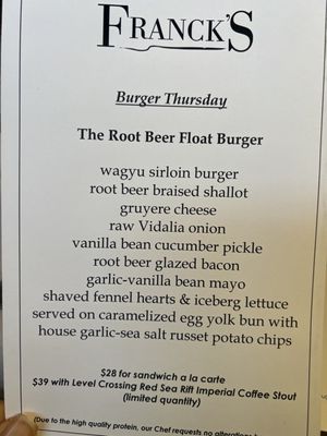 Menu photo 4 Francks Holladay, UT