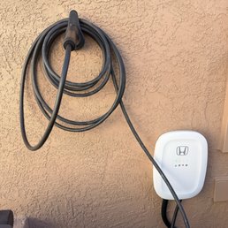 EV Charger and holder EV Charger and holder