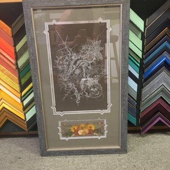 Paragon Framing and Art - Special mat cutting with pressed flower collage. - Art Galleries Near Me - Phoenixville, Pennsylvania Paragon Framing and Art - Special mat cutting with pressed flower collage. - Art Galleries Near Me - Phoenixville, Pennsylvania