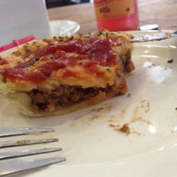 Emerald Village Bakery & Cafe - Steak, bacon and cheese pie!
