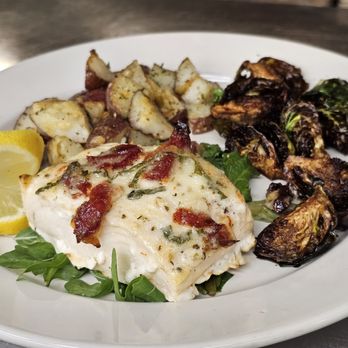Harbor House - Mediterranean Halibut - American Near Me - Klamath Falls, Oregon Harbor House - Mediterranean Halibut - American Near Me - Klamath Falls, Oregon