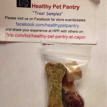 Healthy Pet Pantry - Every time we have purchased our furbuddy's food they've given us a free little bag of assorted treats. - Pet Stores Near Me - El Cajon, California Healthy Pet Pantry - Every time we have purchased our furbuddy's food they've given us a free little bag of assorted treats. - Pet Stores Near Me - El Cajon, California