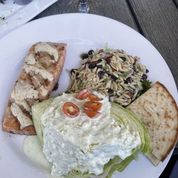 Local Table - Garden Oaks/Oak Forest - Grilled Salmon with Iceberg Wedge & Orzo Pasta Salad - Desserts Near Me - Houston, Texas