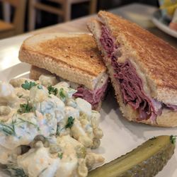 Christine's Cuisine - Pastrami special with potato salad