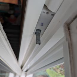 The pin/bolt that holds the window in. The pin/bolt that holds the window in.