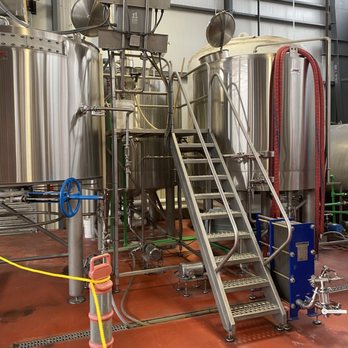 11 Below Brewing Company - stainless steel tanks and stairs - Breweries Near Me - Spring, Texas 11 Below Brewing Company - stainless steel tanks and stairs - Breweries Near Me - Spring, Texas