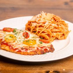 Cacio - Chicken Parmesan and Spaghetti