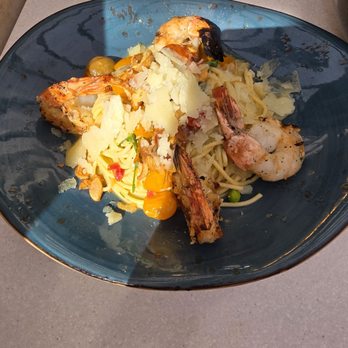 Bolero Restaurante - A shrimp pasta dish - Tapas/Small Plates Near Me - Temecula, California