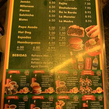 El Vagoncito Chilango - Menu - Mexican Near Me - Pharr, Texas