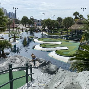 Mt. Atlanticus Minotaur Golf - on the minotaur course - Mini Golf Near Me - Myrtle Beach, South Carolina