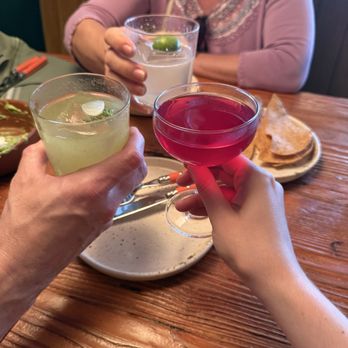 Daisy - Cosmopolitan, classic margarita and one suggested with spicy - Cocktail Bars Near Me - Los Angeles, California