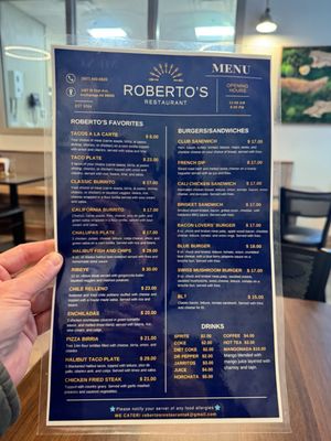 Menu photo 5 Roberto's Anchorage, AK