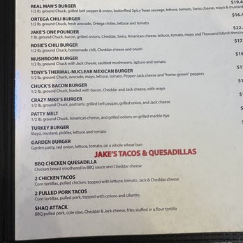Jake's Roadhouse - メニュー - Barbeque Near Me - Monrovia, California