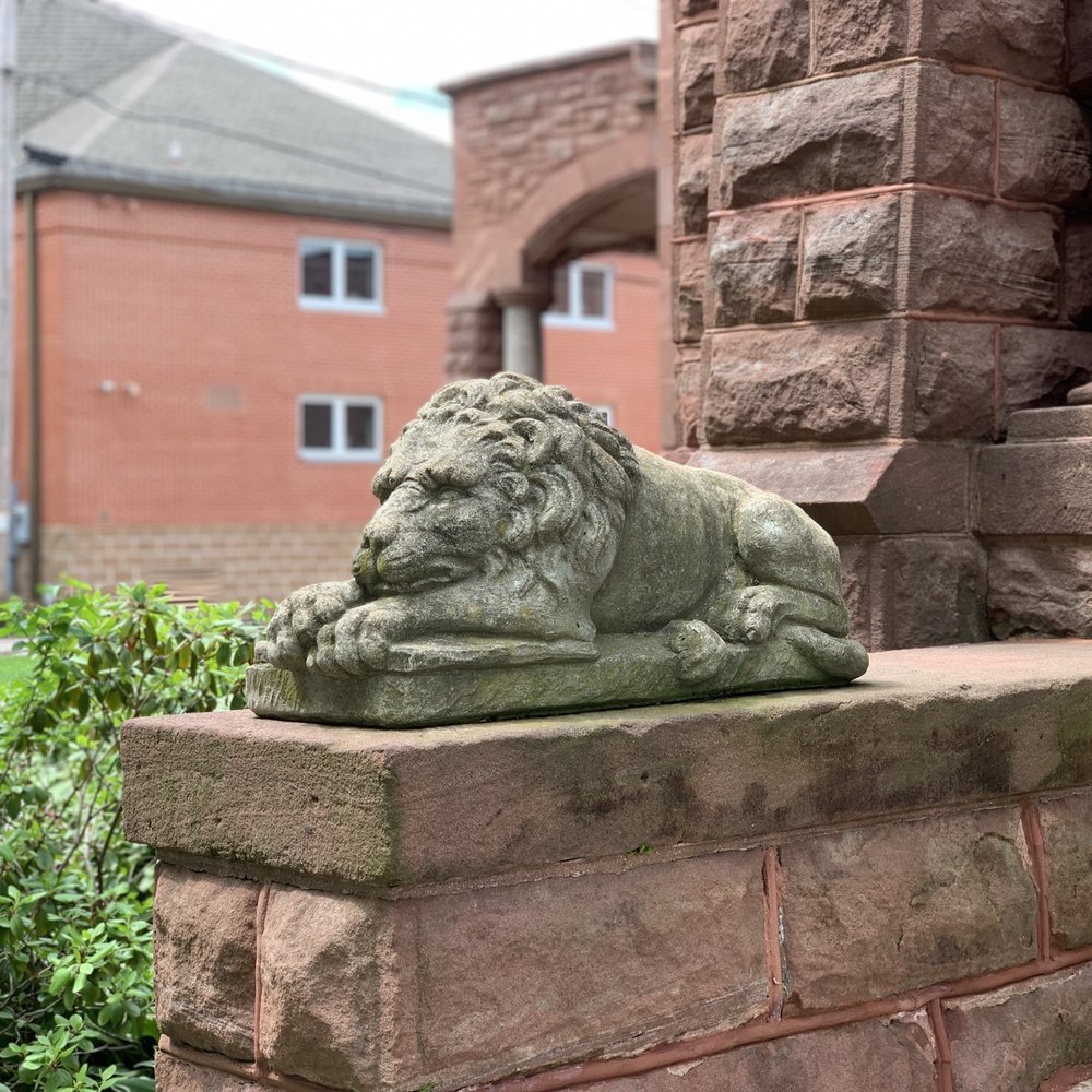 Detail of front entrance.