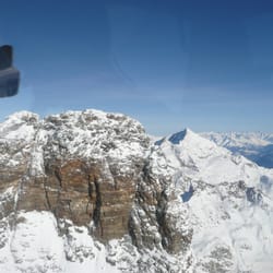 Air Zermatt - Der Gipfel vom Matterhorn, den ich zu Fuß wohl nie erreichen werde!!