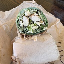 Chicken Caesar wrap