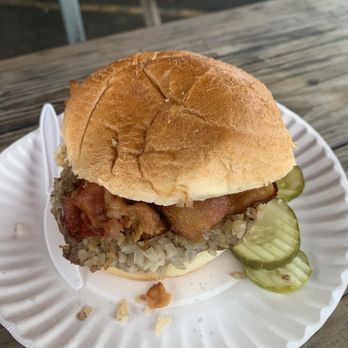 White Rose Hamburgers - Double Bacon Cheeseburger - Burgers Near Me - Highland Park, New Jersey