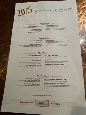 Menu photo 3 Epic Chophouse Mooresville, NC
