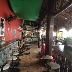 The Roof Bar - Our view to the bar.